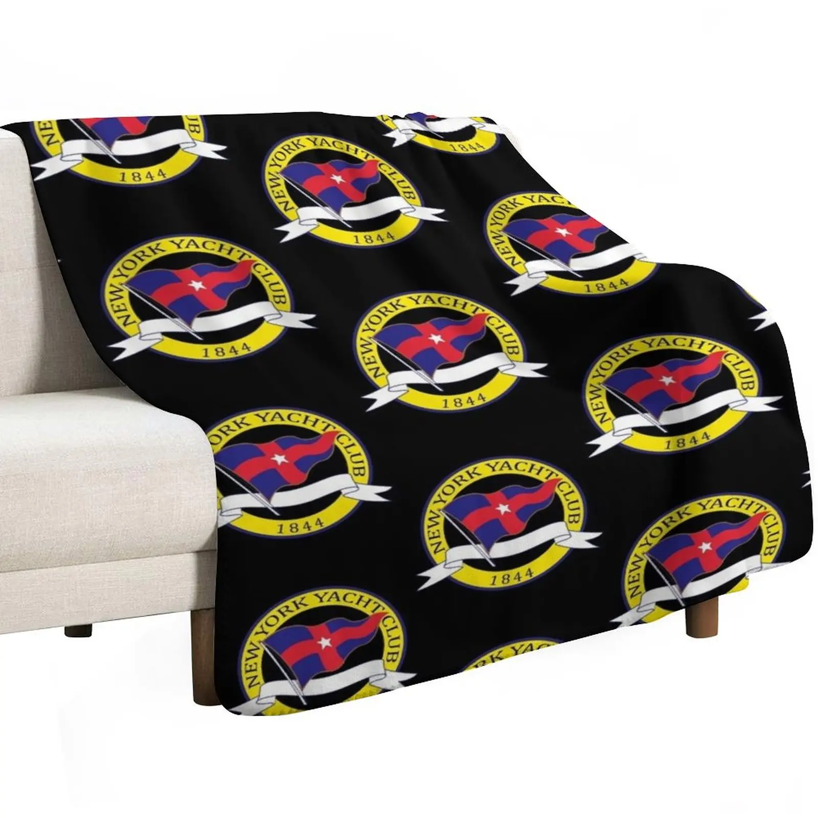 new york yacht club Throw Blanket Soft Big manga Furrys Giant Sofa Soft Beds valentine gift ideas Blankets