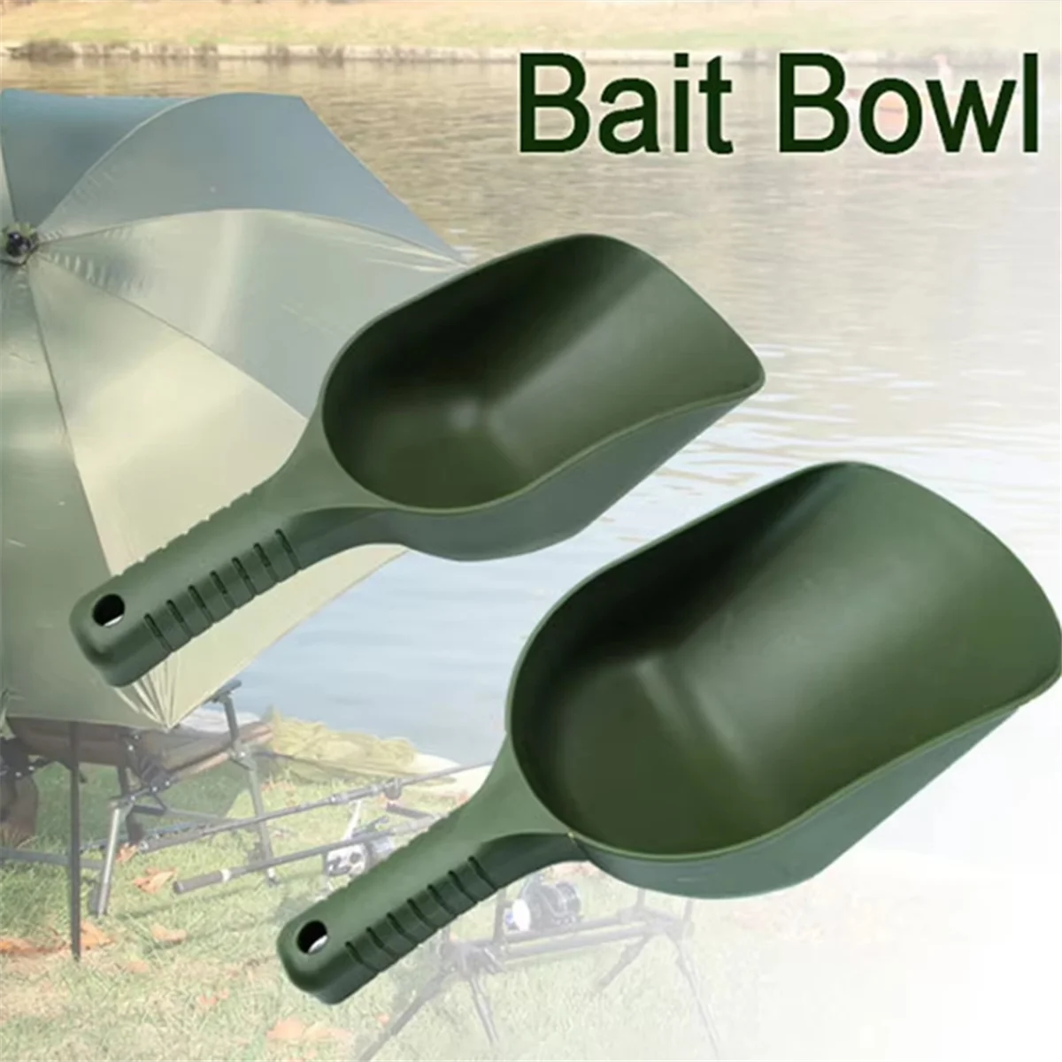 

Lo-ok 1PCS Baiting Throwing Spoon Bait Scoop Carp Fishing Tool for Feeding Particles Carp Fishing Lure Casting Shovel S