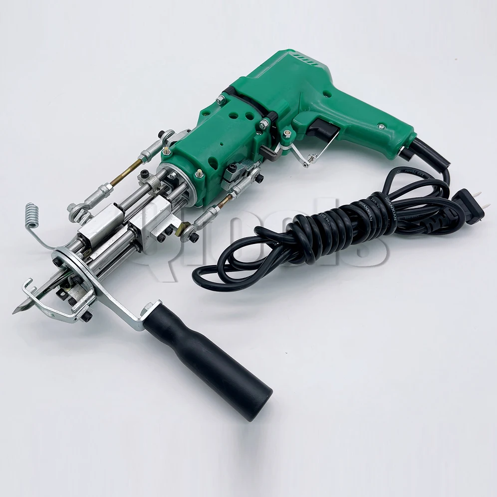 Qtools CpointBox KRD-I Automatic Green 100-240V PLC Motor Tufting Gun Cut Pile Loop Pile Weaving Machinery 1 Year Warranty Yarn
