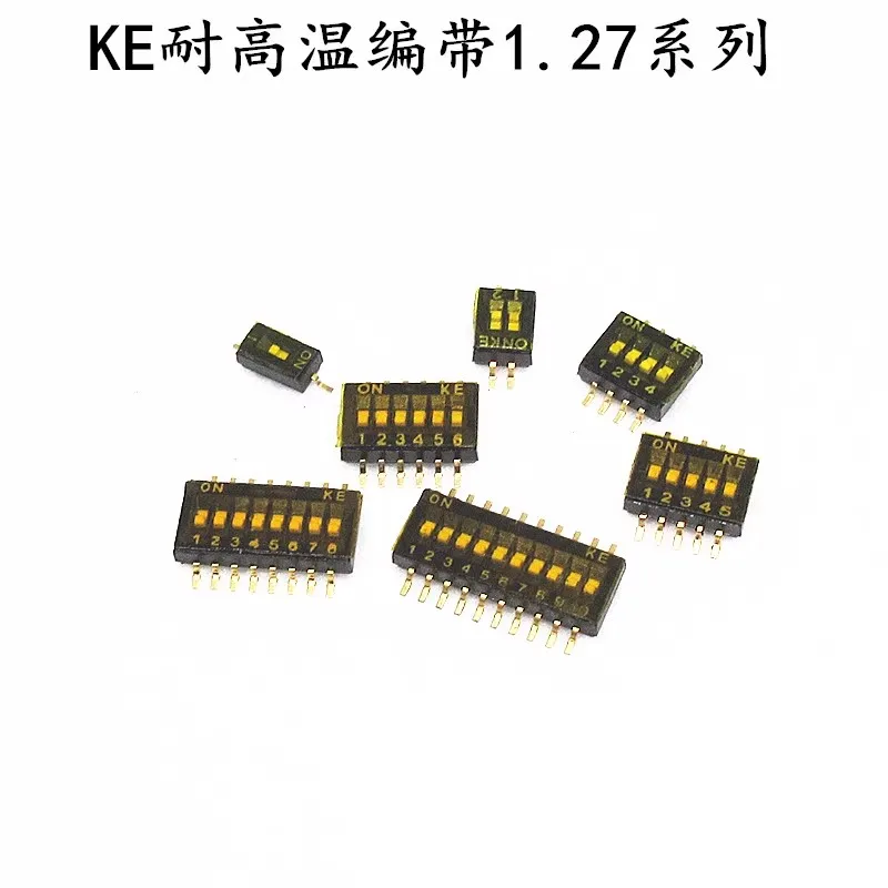 KE dip switch 1,27 1P/2P/3P/4P/5/6/8/10P bit 1,27 MM 2,54 MM