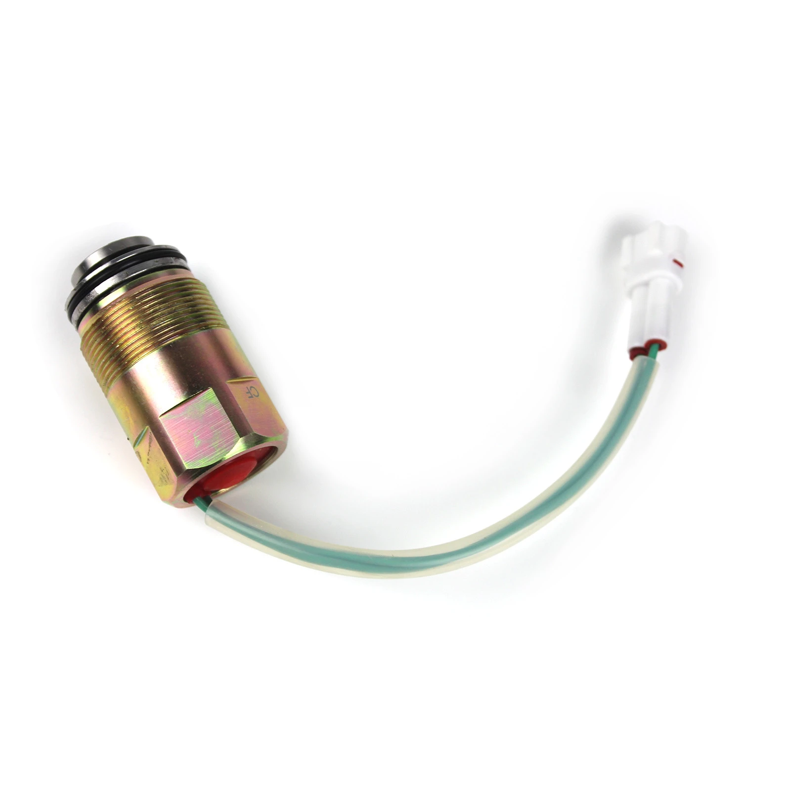 Solenoid Valve For Kobelco Excavator SK200-5/6 DH200-5 R210-5 K3V112 Hydraulic Pump 24V Plug Non Adjustable Screw SKC5/G24-106