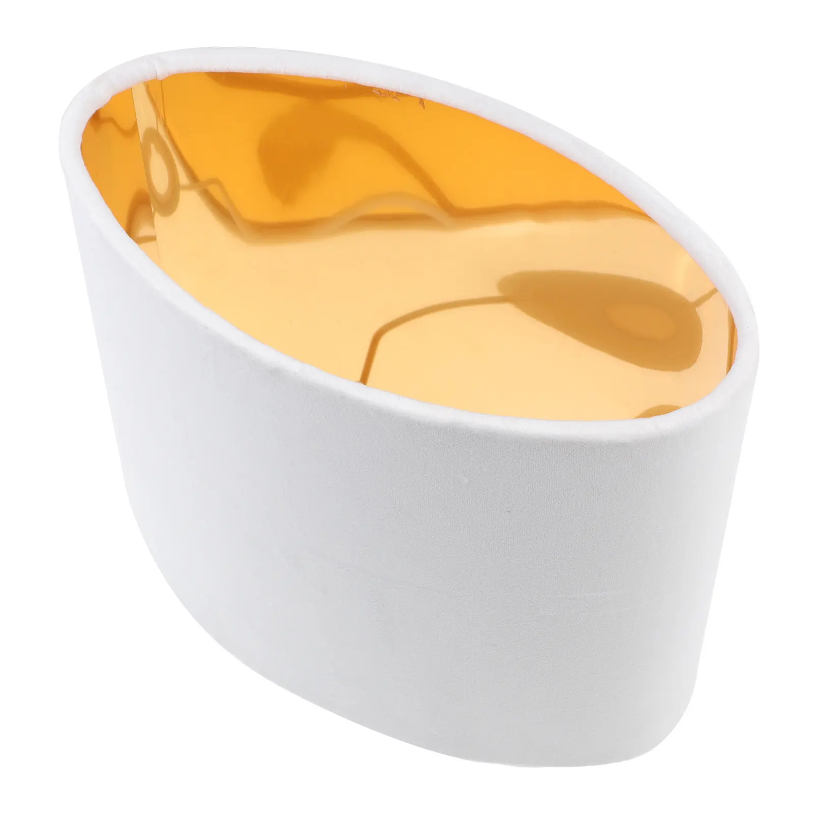 

1Pcs Oval Cloth Lampshade Simple Design Lamp Cover for Bedside Floor Table Lamp Sturdy Protective Light Accessory Decor