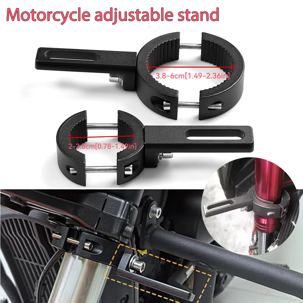 Verstellbare Halterung für Motorrad-LED-Scheinwerfer, Nebelscheinwerfer und Zusatzleuchten, Motorradzubehör