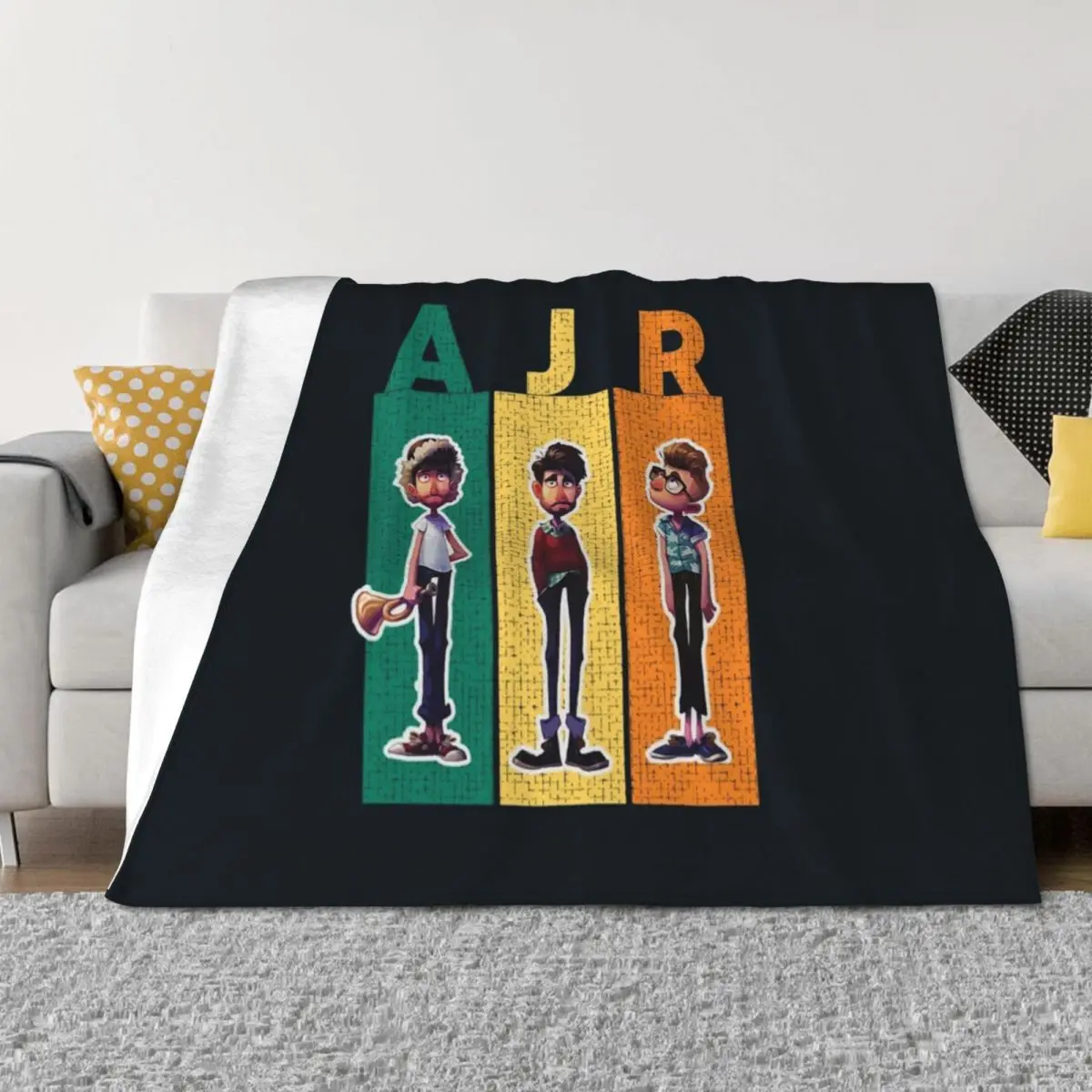 

AJR Throw Blanket Sleeping Bag Beautifuls Furry Bed linens Blankets