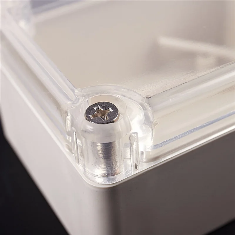 【Rushed】6X Clear Cover Plastic Electronic Project Junction Box 100 X 68 X 50Mm