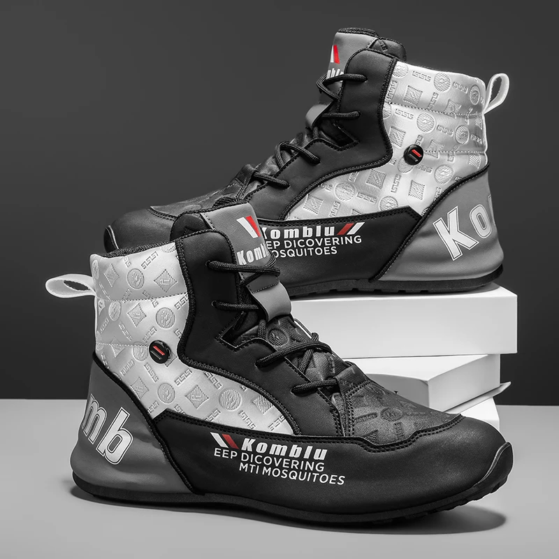 Zapatillas Deportivas Casuales de Caña Alta con Diseño Moderno en Relieve, Suaves y Amortiguadoras, Versátiles para el Uso Diario, Zapatos Deportivos Unisex que Aumentan la Estatura