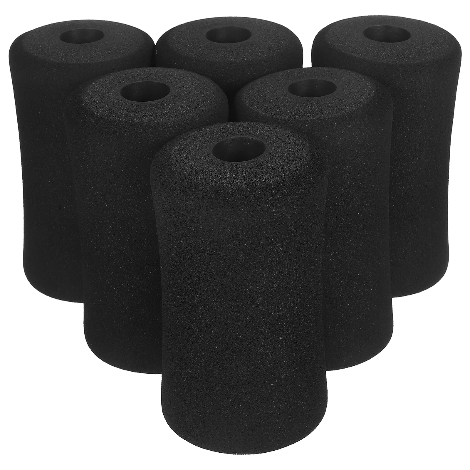 

6 Pcs Foam Pad for Sit-up Board 22mm Inner 135mm Length 75mm Outer Gym Equipment Replacement Leg Extension Cover