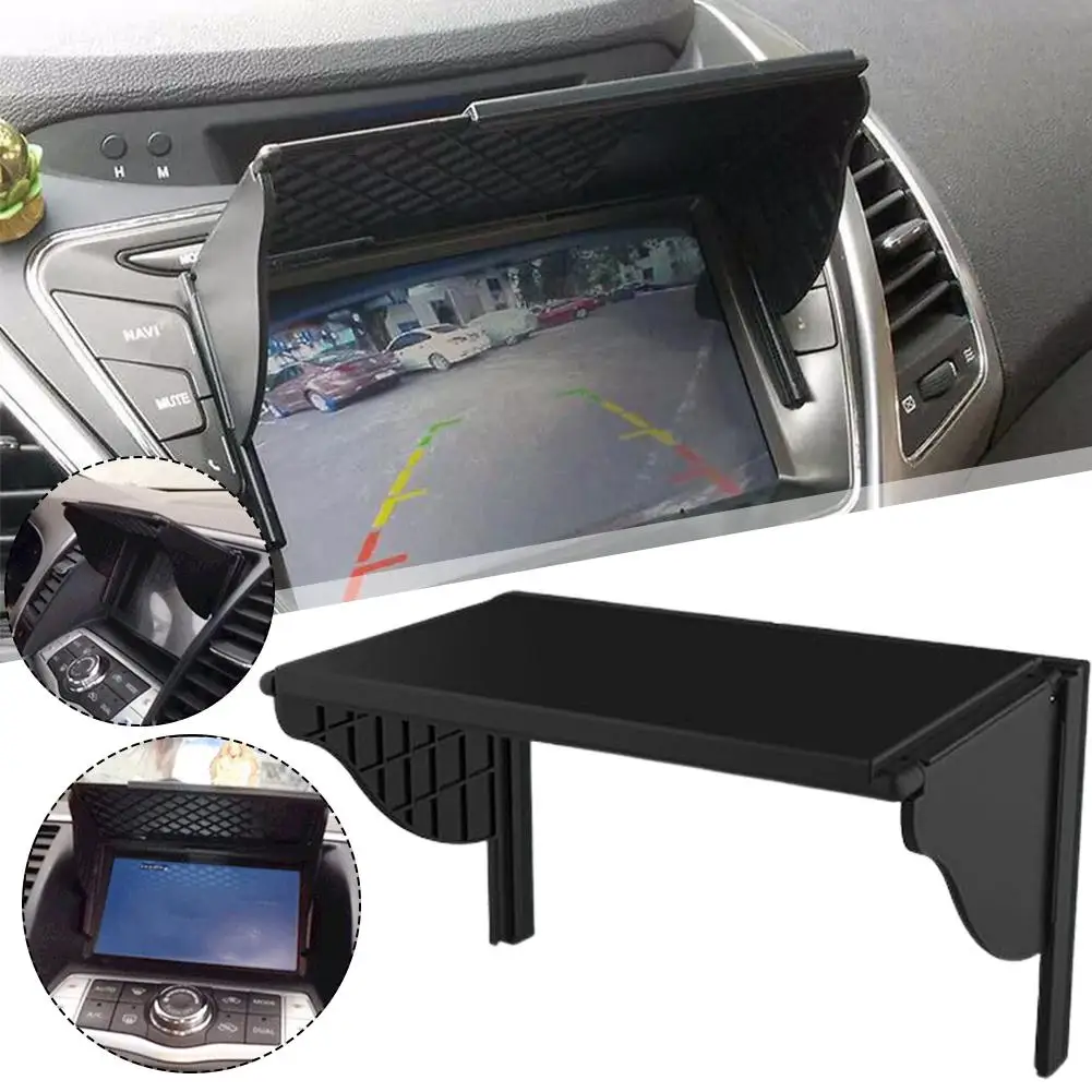 Car Multipurpose 5.5 To 10 Inch Car Gps Navigation Cover Barrier Universal Gps Hood Sunshade Sunshade Light Navigator B7v0