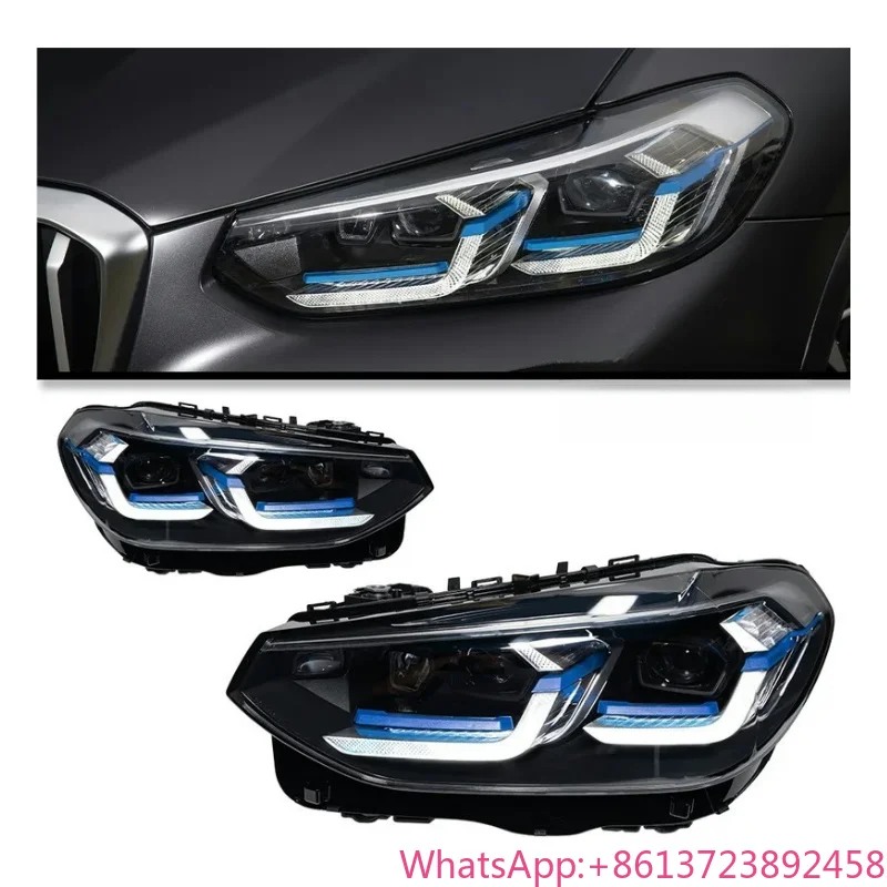 

X3 G01 G08 Upgrade Headlights for BMW 2018-2022 X3 LED Laser Head Lamps Projector Lens Front Lights DRL Automotive Accessories