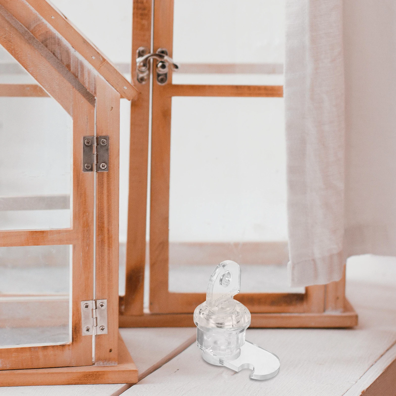 

1Set Clear Acrylic Key Hidden Cabinet Door Lock Display Showcase Drawer Jewelry Box Closet Security Acrylic Cam Locks