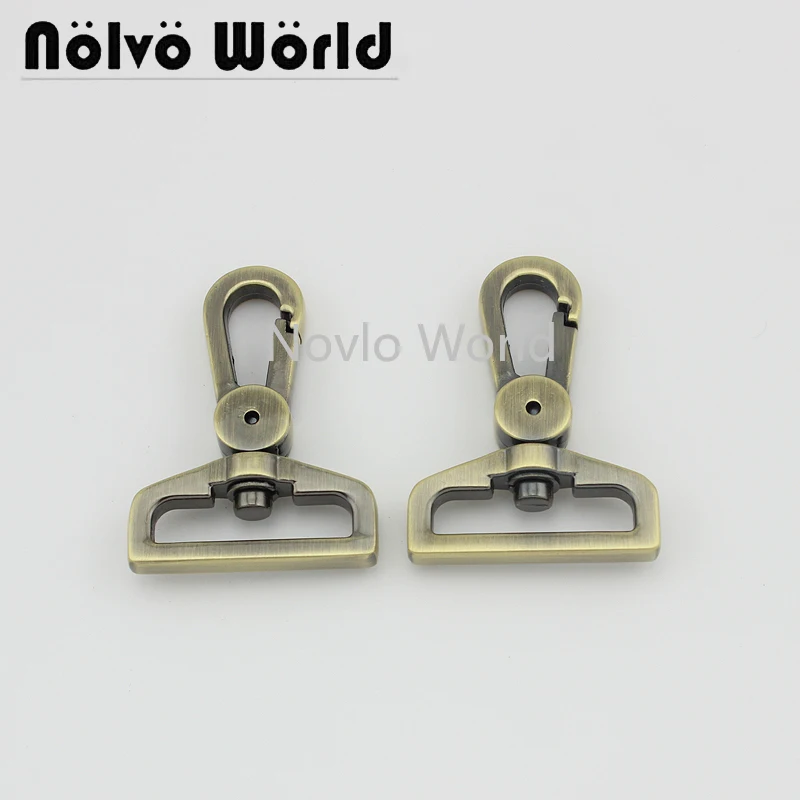 

20-50pcs 56*32mm 1-1/4" brush antique THICK metal buckles snap hooks for handbags purse hardware