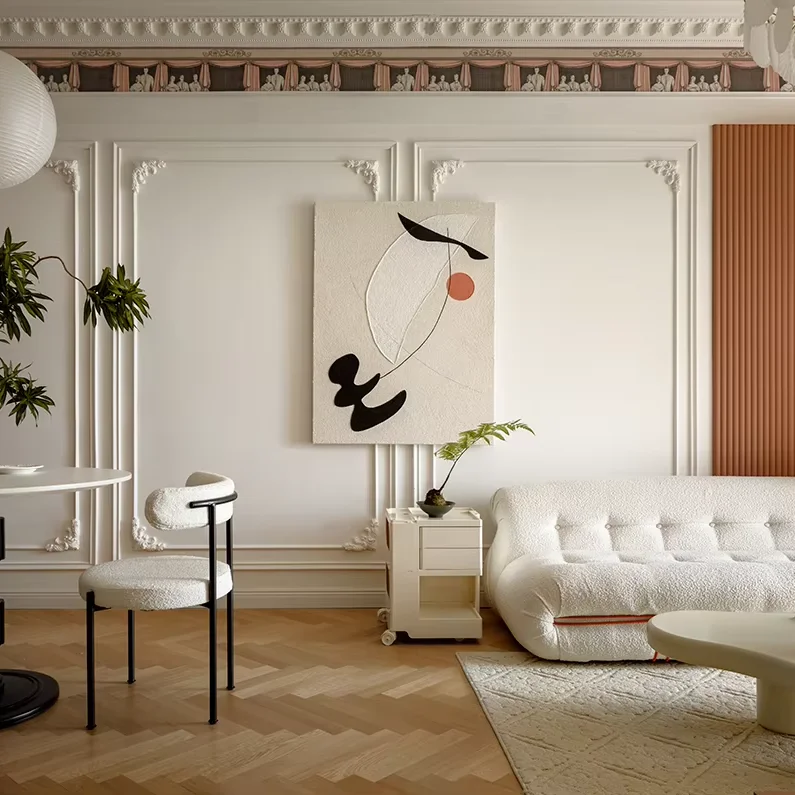 Sanhai Дизайн интерьера во французском стиле 3D Максимальная рендеринка Строительный рисунок Макет дома Консультационный дизайнер Идея Чертеж дома