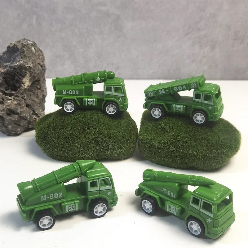 Coche de juguete educativo para niños, vehículo militar de simulación de plástico, regalos de cumpleaños