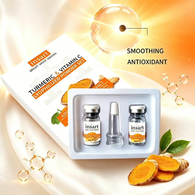 Vitamin C Powder - ชุดผงขมิ้นวิตามินซีฟรีซดราย 2 กล่อง ให้ความชุ่มชื้น บำรุงผิว และทำให้ผิวเรียบเนียน