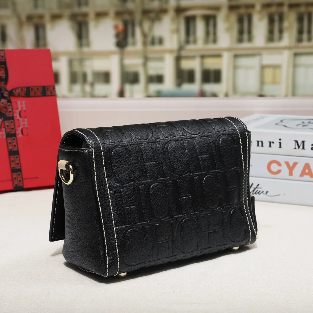 حقيبة كروس نسائية عصرية فاخرة من ماركة كارولينا هيريرا، حقيبة مربعة صغيرة، حقيبة كتف، طراز متطور #2