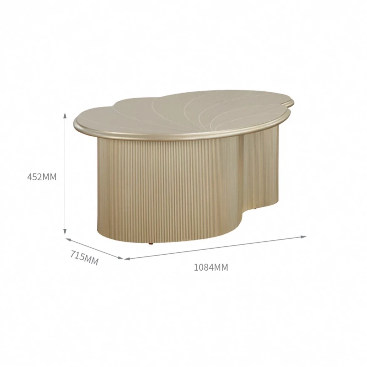 

Американский светлый роскошный журнальный столик из цельного дерева, приставной столик для гостиной, современный простой кофейный комбинированный столик