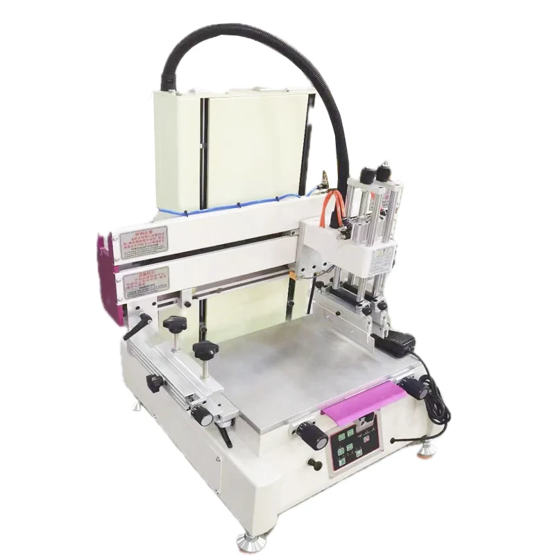 Single Color Mini Size Flat Printing Machine for Papers Boxes Semi Automatic Silk Screen Printer for Mouse Pads