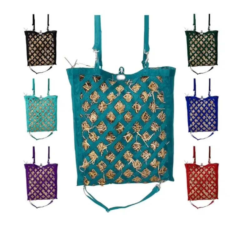 adjustable-strap-equine-hay-feeder-bag-professional-horse-care-supply