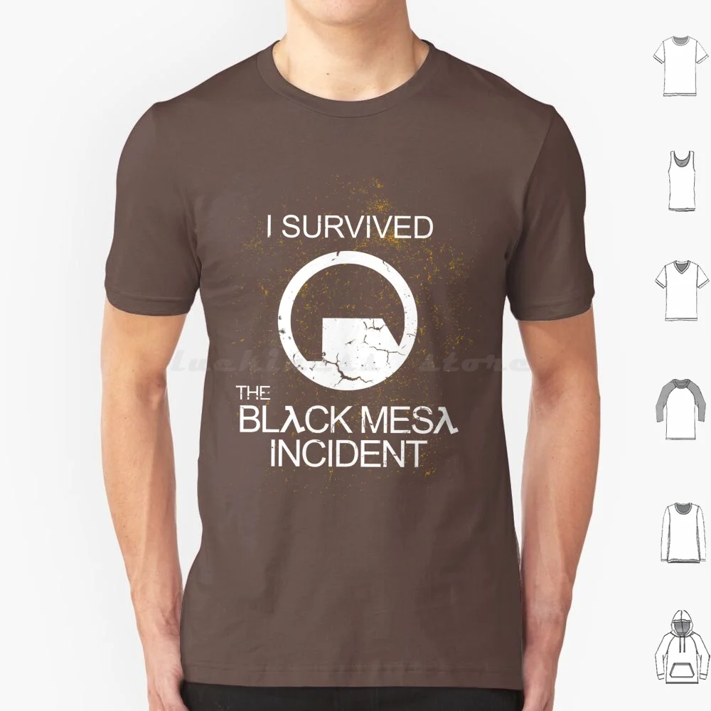 I Survived Black Mesa T Shirt Men Women Kids 6xl Half Life Gordon Freeman Alyx Vance Valve Quake Unreal Pc Games Fps Counter