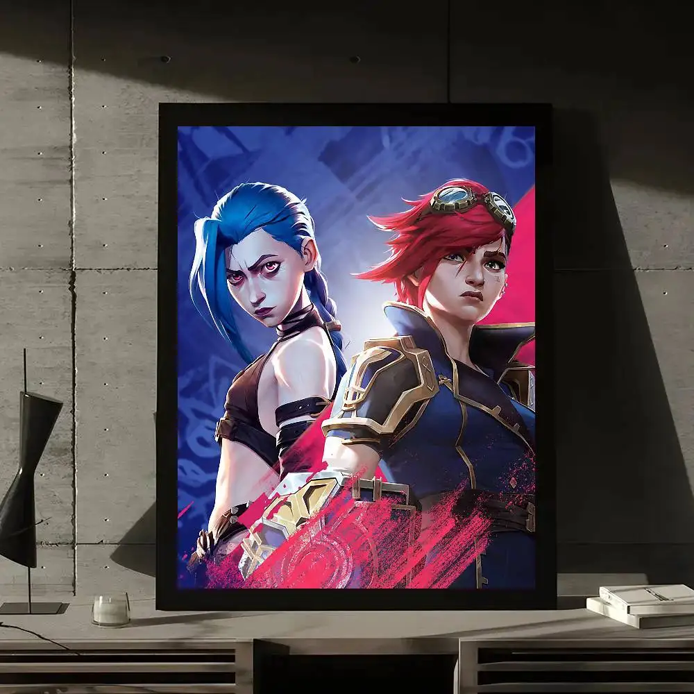 الكرتون A- غامض الموسم 2 السادس J-Jinx المشارك معرض يطبع ذاتية اللصق ديكور المنزل الديكور صور مطبوعة للحوائط غرفة المعيشة ملصق