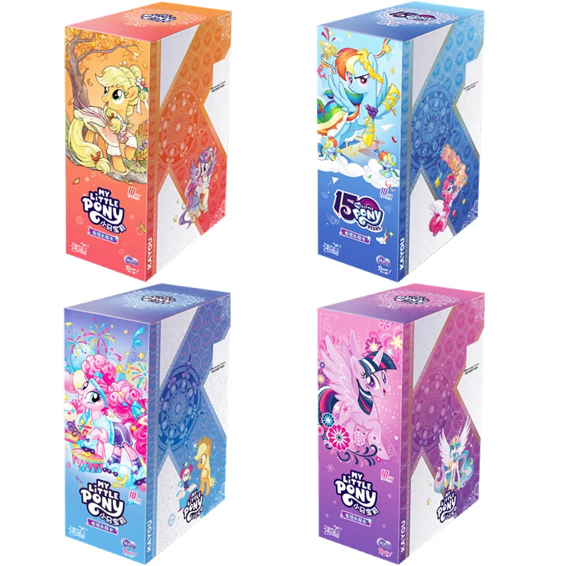 

KAYOU Original Anime My Little Pony Card Friendship Eternal Card Hui Moon Bag Peripheral Game Collection Card Kids Toys Gift