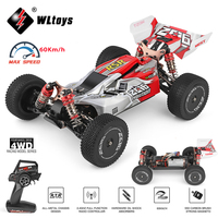 WLtoys 144001 V8 RC Car Brushless 1:14 60Km/H High Speed Metal 4WD Drive Off-Road 2.4G Transmitter 1/14 RC Racing Car VS 144010
