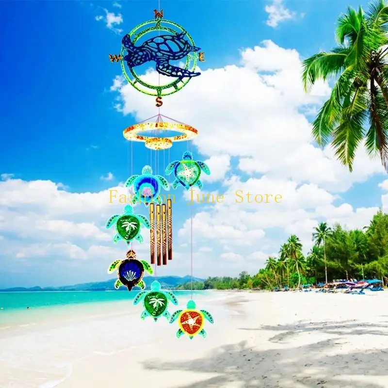 N5KA Wind Chimes Resin Molds Silicone Bundle,Sea for Turtle Wind Molds for Epoxy Resin Jewelry Casting Molds
