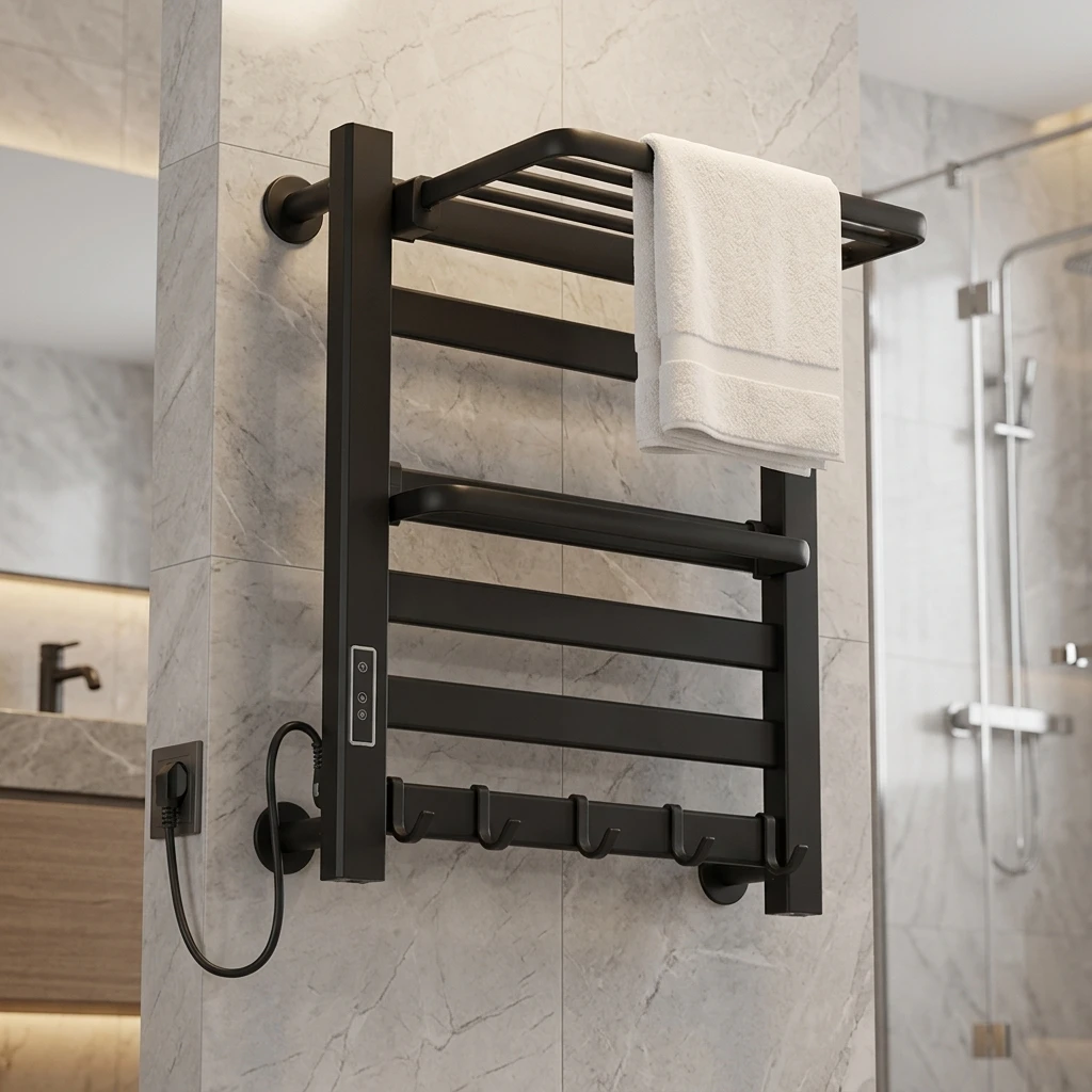Hot Selling Intelligent Electric Towel Rack Bathroom Heating Constant Temperature Bath Towel Drying Shelf