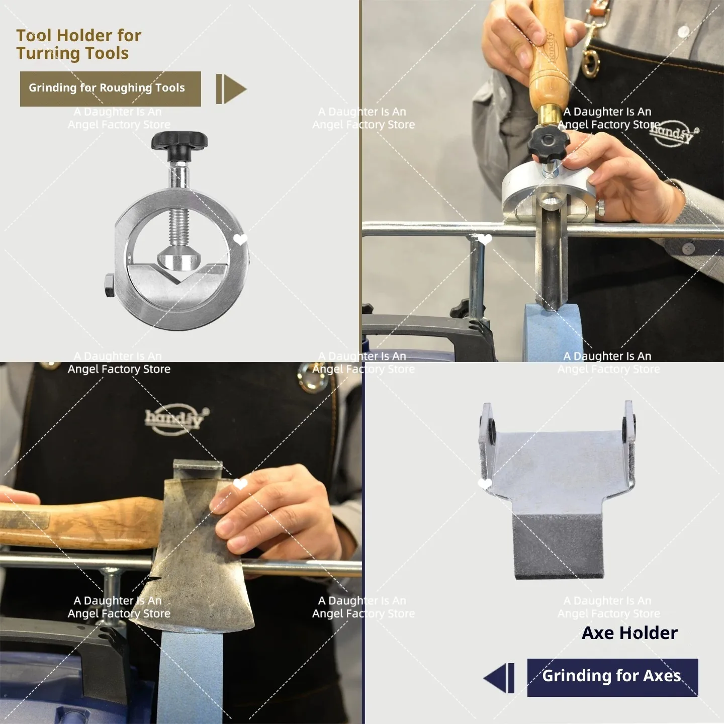 Sharpening fixtures and accessories for water-cooled grinding machines, woodworking turning knives, scissors, fixtures, wheel d - view 5