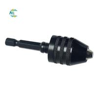 A60F-Drill Chuck Adapter-2Pcs Drill Chuck For Impact Driver,Drill Bit Adapter Keyless Chuck 1/4 Hex Shank (0.6-8Mm,0.3-3.6Mm)