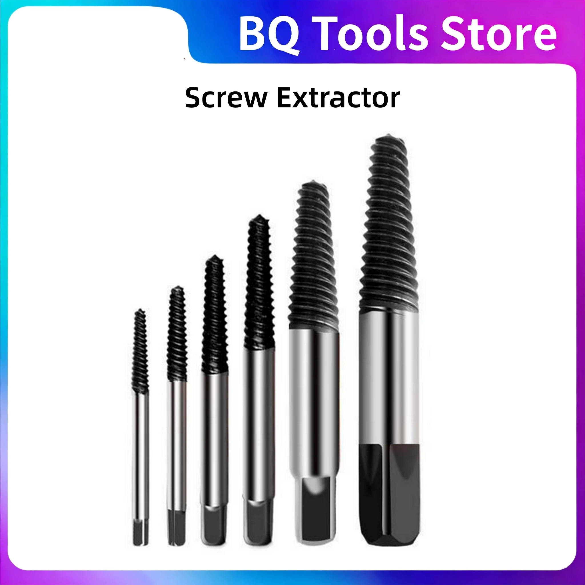 /Set Screw Extractor Serrated Thread  Head Broken Damaged Screw Bolt Remover Tools Damaged Screw Bolt Remover Tools