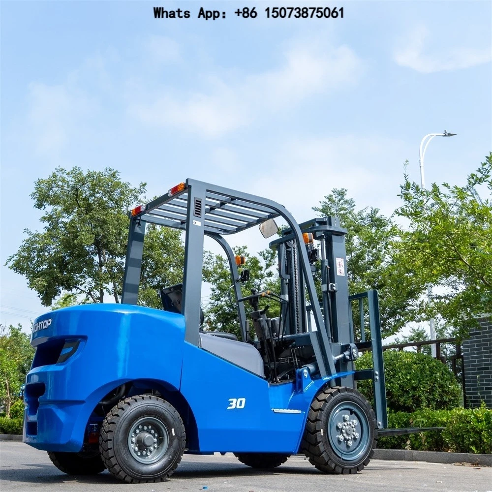 3.0T pallet loading of off-road forklift for supermarket delivery