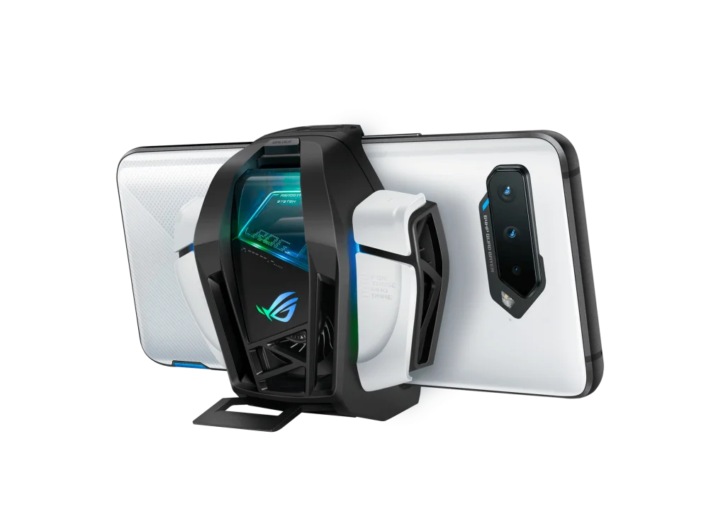ZS673KS AeroActive Cooler 5 Kipas Pendingin untuk ASUS ROG Phone 5 Aksesori Asli Tombol Ekstra Fisik