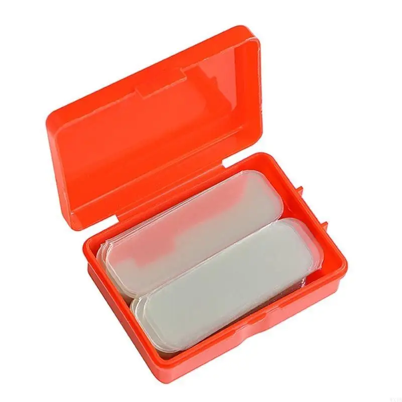 60PC Double Sided Adhesive Tape Pads Removable Rectangle Stickers Clear Traceless for Wall Window Plastic Glass Ceramic