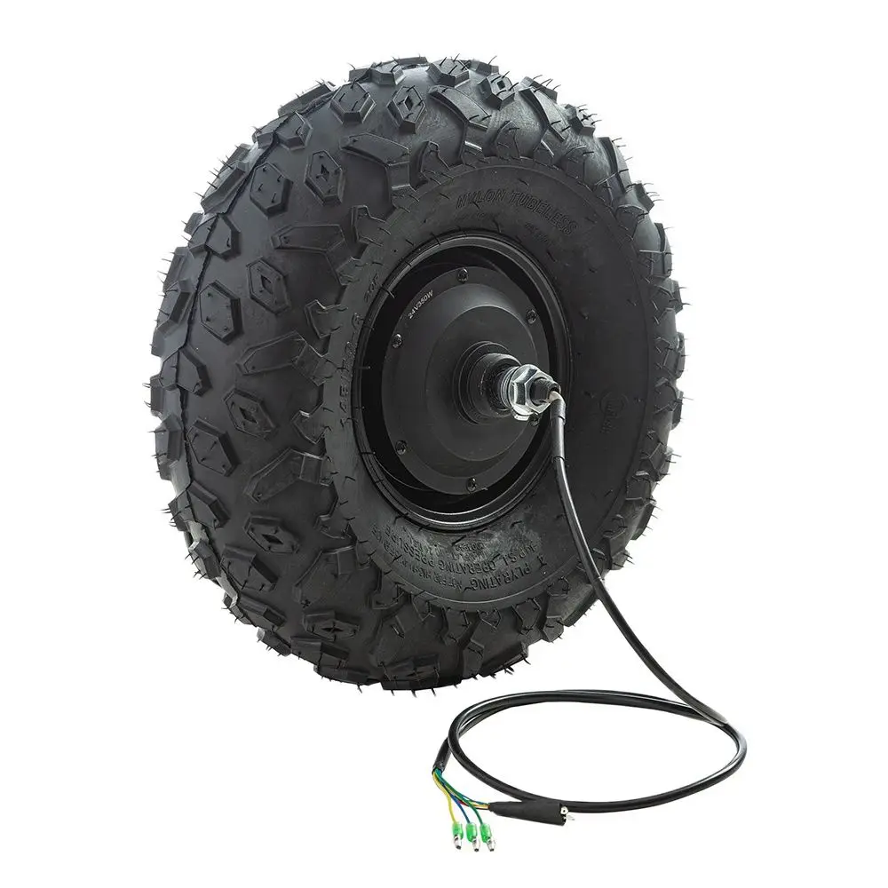 14.5 inch Wheel 24V 36V 48V 350W 500W high torque 40 N.M Electric Wheelbarrow Hub Motor All Terrain Off Road Rough Tyre