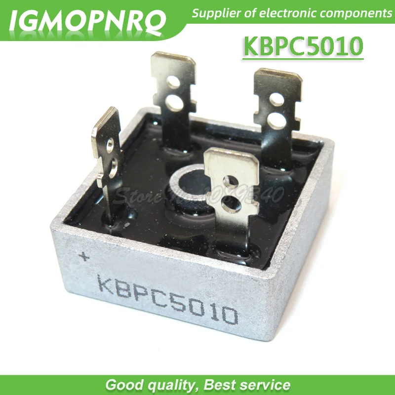 5 Stück versand kostenfrei kbpc5010 einphasige Brücken gleich richter brücke Dip 50a 1000v neues Original