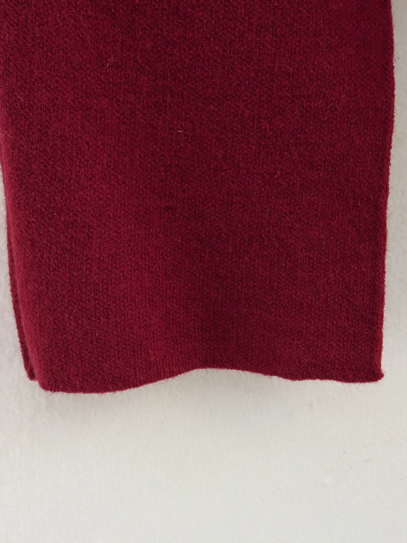 PRINTKAOIR Damen Herbst Winter Jacke Frauen Casual Pendler Mantel Gestrickte Lose Übergroßen Mantel Asymmetrische Split Chic Schal Jacke – Detail 13