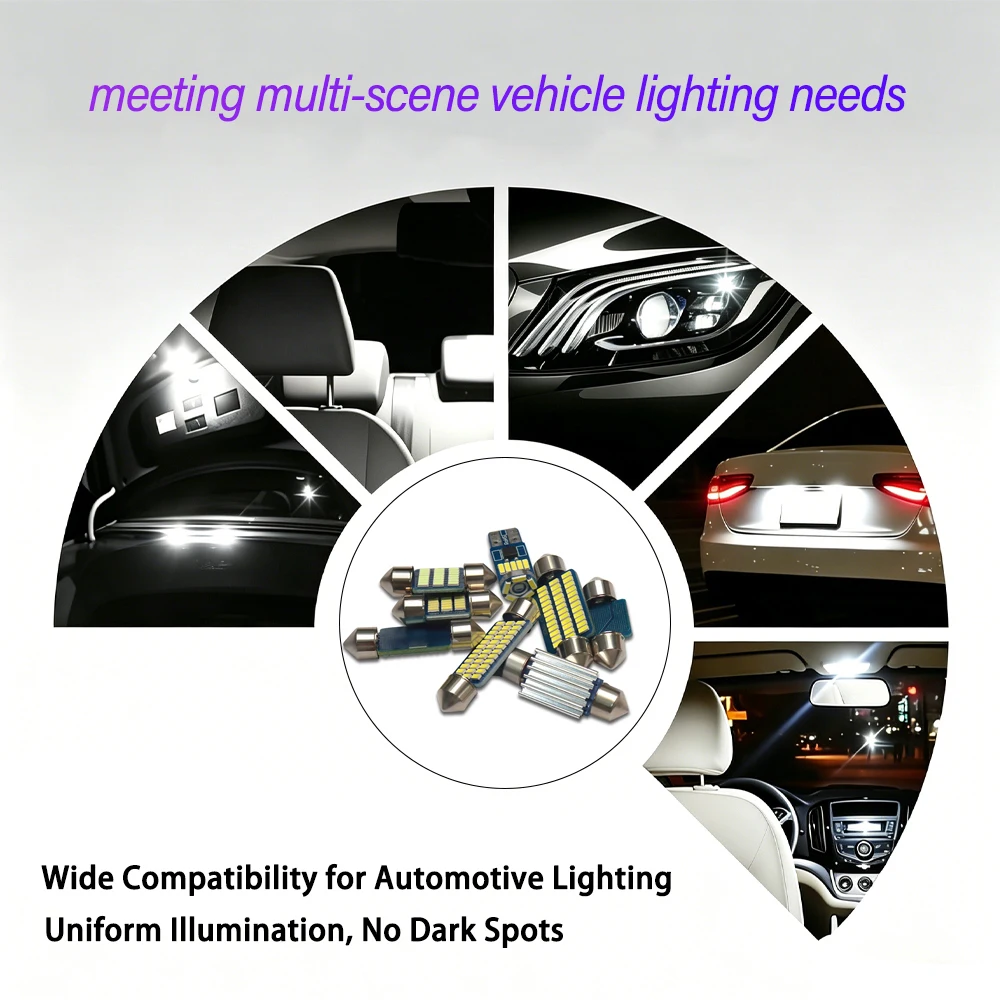 Error Free LED Interior Light Kit for Mercedes-Benz S212 Estate 2010-2015 Premium Bright Dome Trunk Mirror Reading Lamps Canbus