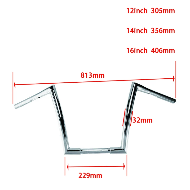 For  Haley 883.1200.48 Fat Breakthrough Dai Na Inheritor Double lamp Gliding Modified Handlebar