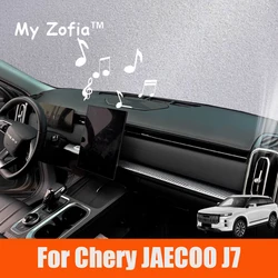 For Chery JAECOO J7 2024 2025 Car Dashboard Cover Instrument Panel Mat Sun Shade Anti-slip Carpet Pad Decoration Accessories