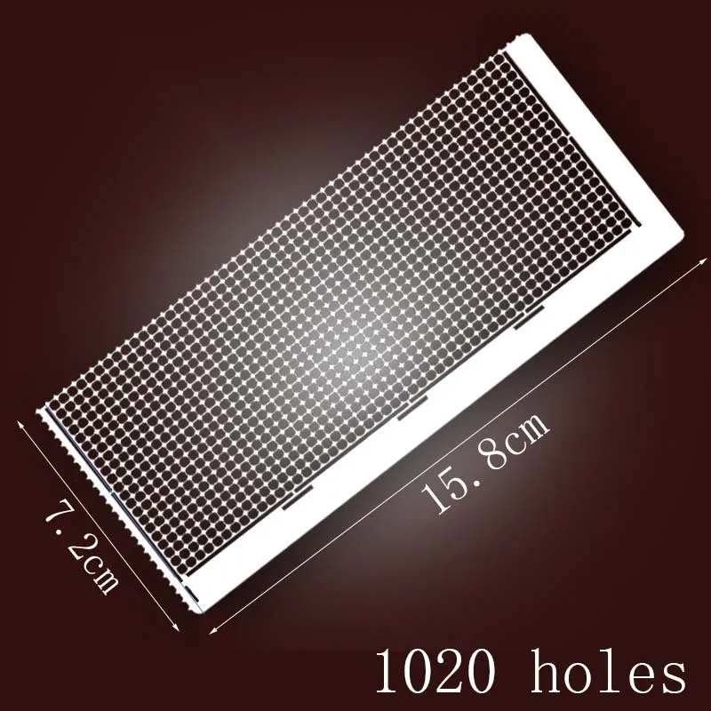 139/140/140.5/141Style Stainless Steel DIY Drawing Ruler Blank Grids 1020holes for Round Drill 5D Diamond Painting Accessories