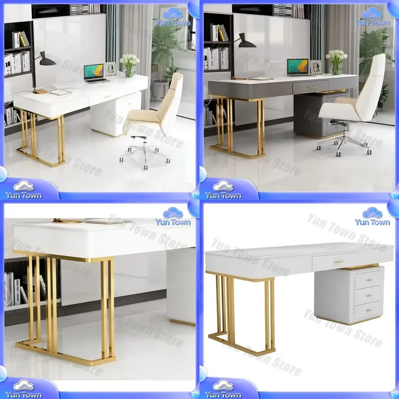 for 2026 Modern Simple Design Home Office Desk Light for Luxury Boss Computer Writing Desk Medical Beauty Consulting Desk and
