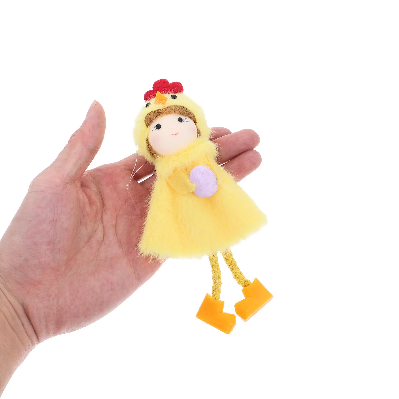 Whimsical Easter Hanging Ornament Cute Girl Design Soft Touch Decor for Indoor Wall Door Window Room Party Festival Theme Small