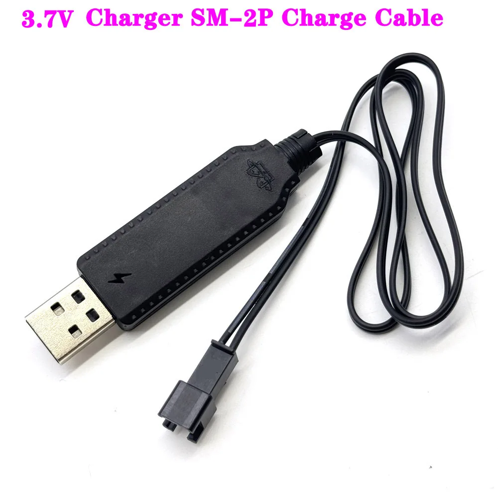 

LED Charger USB Cable For 3.7V Lithium Battery Charger SM-2P Forward RC Car Aircraft Parts RC Quadcopter Toy Aircraft Connector
