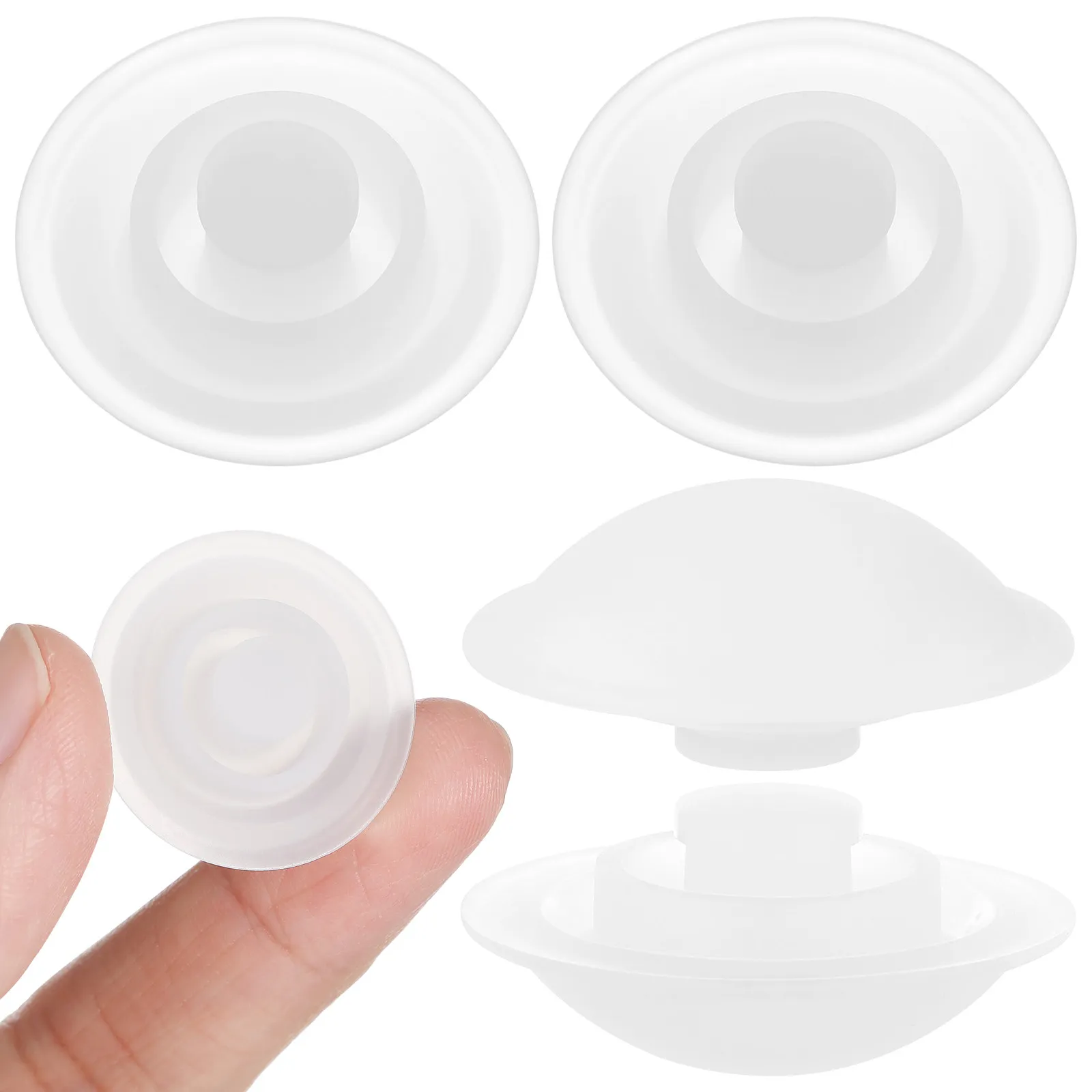 5pcs Silicone Spill Proof Stoppers For Belly Bottles Reusable Leak Resistant Plugs Easy Install Durable Lightweight Replacement