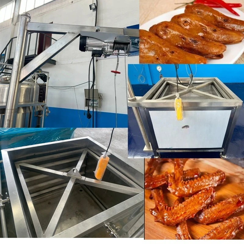 Electric Heating Square Braising Pan Marinating Pot Commercial Food Cooking Equipment Stainless Steel