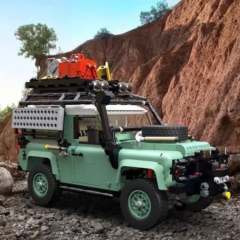 

2336 шт. Moc высокотехнологичный защитный кирпич Land Rover, совместимый с 10317 супервнедорожный гоночный автомобиль, строительные блоки для взрослых, игрушки