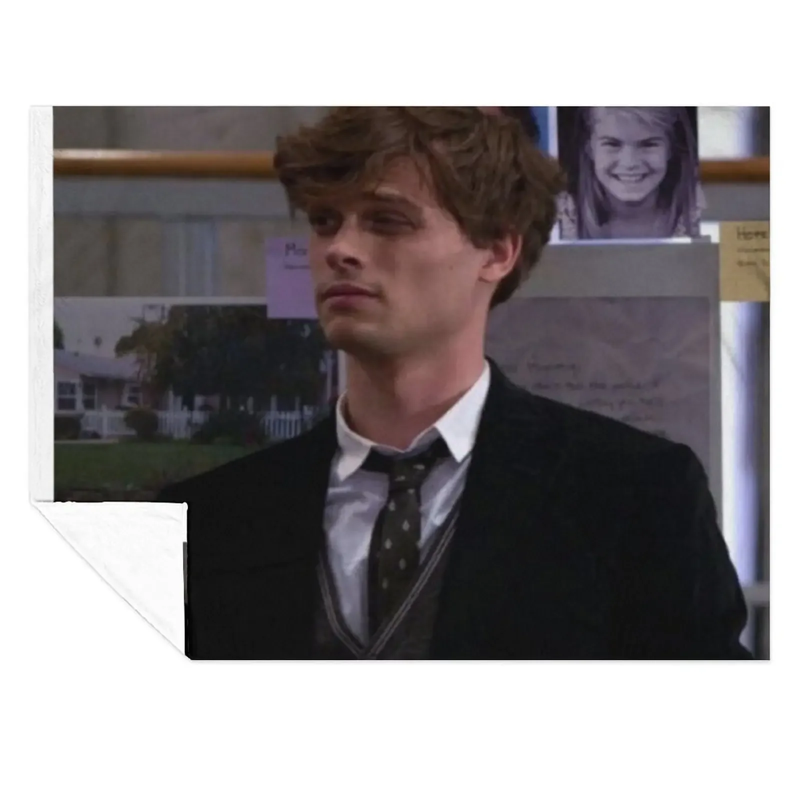 

Spencer Reid Throw Blanket Travel Decorative Sofas funny gift christmas decoration Blankets