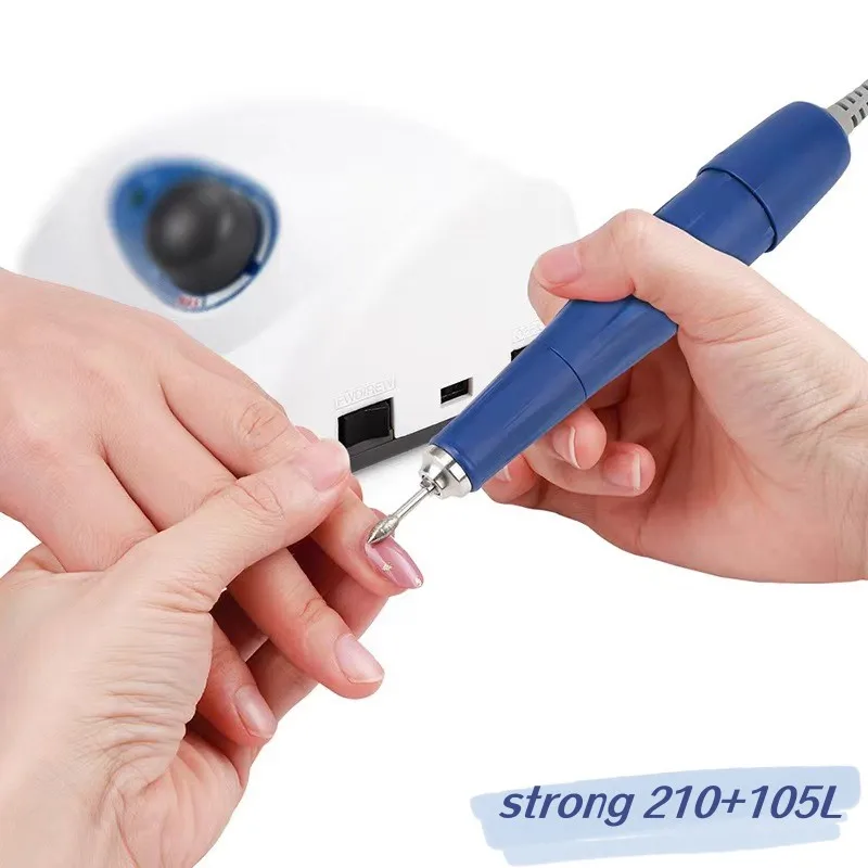 

Strong 210 Micromotor 40000rpm Strong 105L Electric nail drill Handle For Manicure Polishing pedicure Professional Nail File