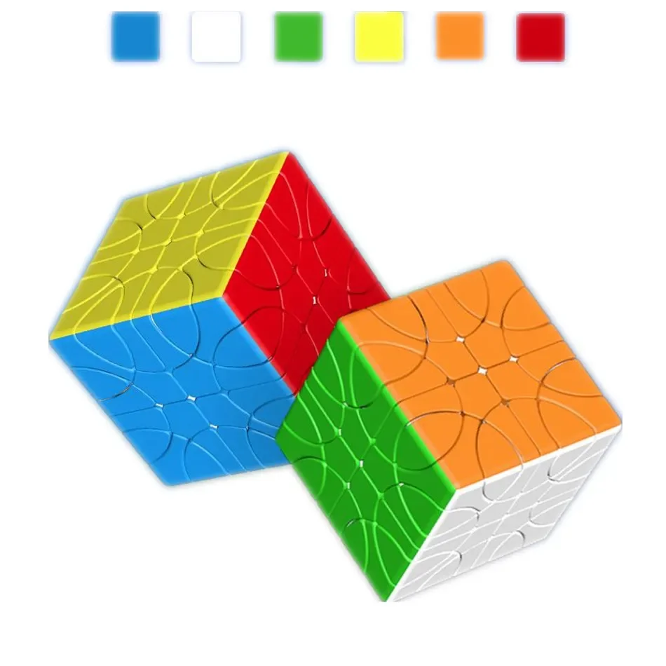 YuXin Puzzle magique Cube tournant 2x2 petite magie sans colle Puzzle éducatif jouets Cubes magiques complexes et difficiles